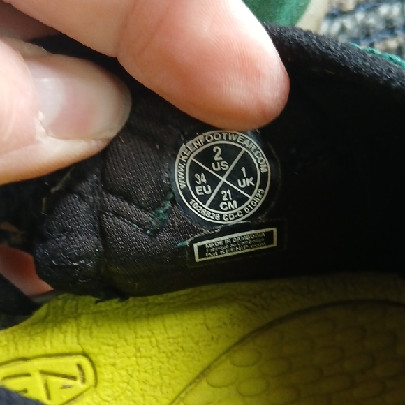 Keen Newport Kids Forest Greeb and Lime Sandals Youth 2 - Picture 5 of 6